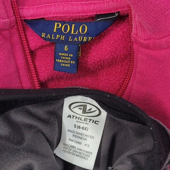 Girls’ Size 6 Bundle | Pink Polo Ralph Lauren Sweatshirt + 4 Tops + 1 Bottom | 5 - Picture 2 of 5